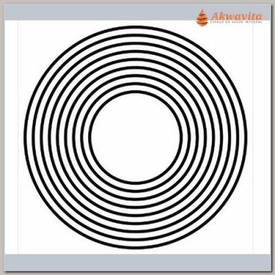 Nove Círculos Gráf Radiônico PVC 22x32cmx2mm-Mss