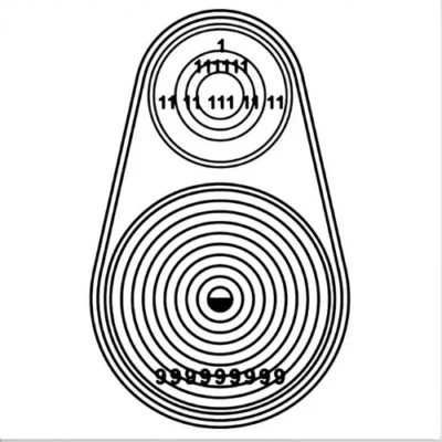 Relax Sono Gráfico Radiônico de PVC17x17cm Placa19cm