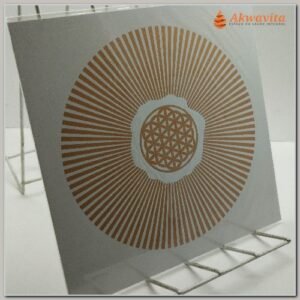 Sol da Vida Energia Vital Gráfico Radiônico PVC 15X15cm