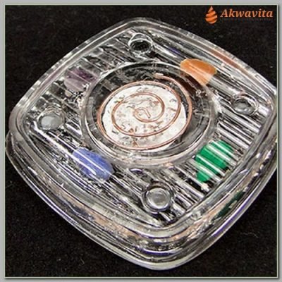 Orgonite Regulador Frequencial de Alimentos M 7cm- N.Tempo