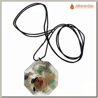 Orgonite Pingente ChoKuRei Energias Negativas 3cm-N.Tempo