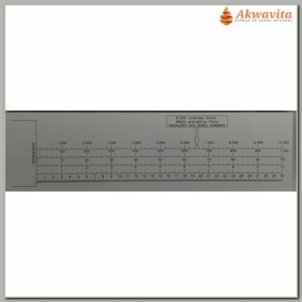 Biômetro de Bovis Régua de Mensuração Gráfico MDF 10x35cm