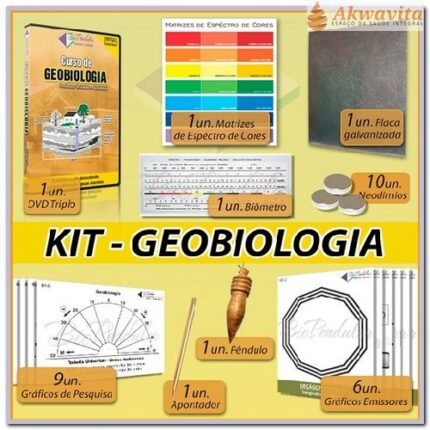 Curso de Geobiologia Kit Pen Drive e Material de Uso