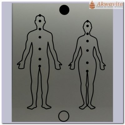 Figura Humana Gráfico Radiônico MDF 20x25cmx6mm