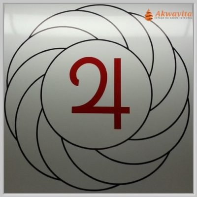 Turbilhão com Júpiter Gráfico Radiônico PVC Adesivo 32x32cm