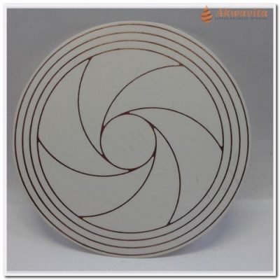 Diafragma II Gráfico Fenolite Cobre 9cm Fino para corpo