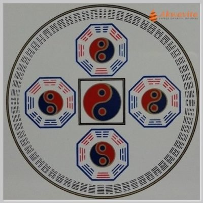 Mandala Holotrônica Atlante Gráfico Radiônico PVC 12cm