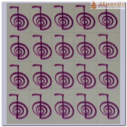 Adesivo Símbolo Reiki II Proteção Cho-Ku-Rei 80UN 1cm