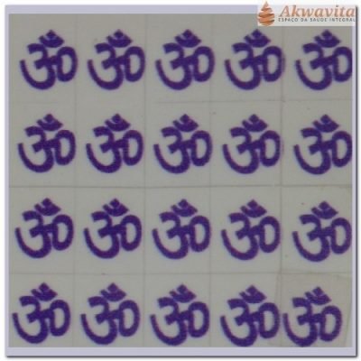 Adesivo OM Som Primordial do Universo mini 80UN