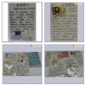 Kit Amuletos Mini Para Carteiras Bolsas Caixas