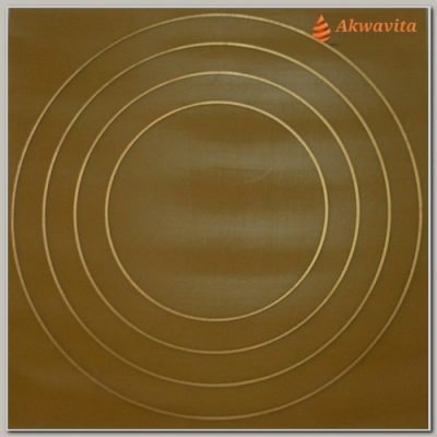 Quatro Círculos Gráfico Radiônico Cobre fenolite 15x15cm