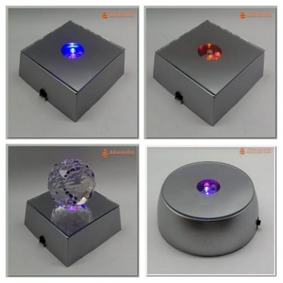 Base Leds Coloridas p/ Iluminar e Energizar Cristais- B.Esot