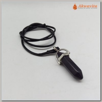 Pêndulo de Pedra Estrela Biterminado Sextavado