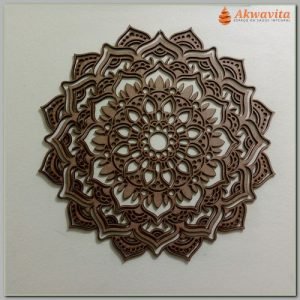 Quadros e Mandalas Simbologias Flor de Lótus MDF Cru