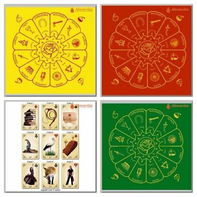 Toalha Mandala Cigana Altar e Oracular Diversas