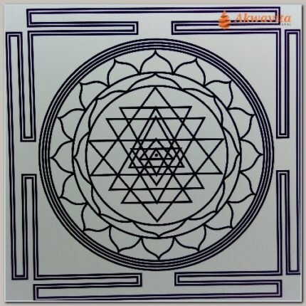 Yantra Sri Gráfico Radiônico de PVC 17x17cm