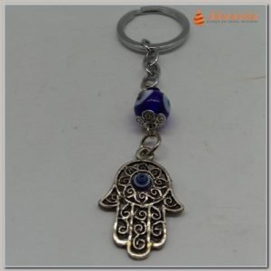 Chaveiro Olho Grego de Murano com Mão Chamsa