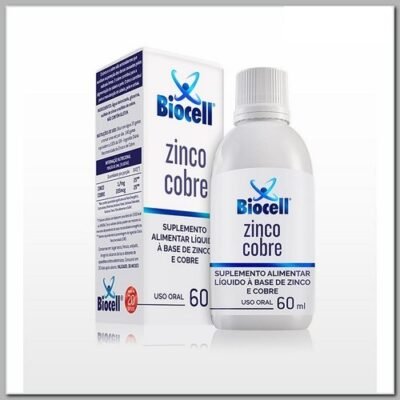 Zinco Cobre Suplemento Alimentar Líquido Sublingual