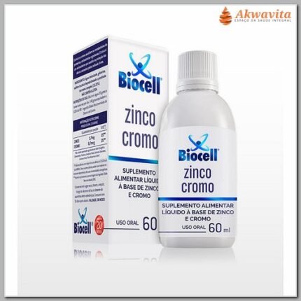 Zinco Cromo Suplemento Alimentar Líquido Sublingual 60 ml