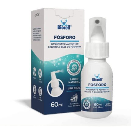 Fósforo Suplemento Alimentar Líquido Spray Sublingual 60ml
