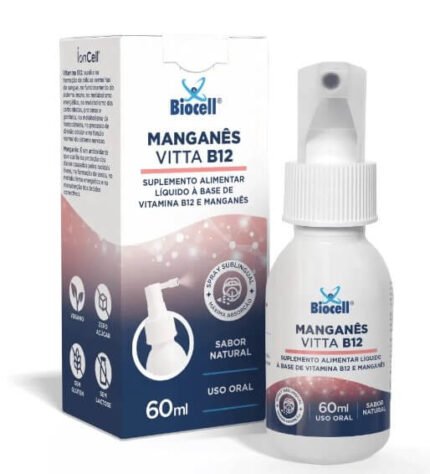 Manganês VittaB12 Suplemento Spray Sublingual 60ml