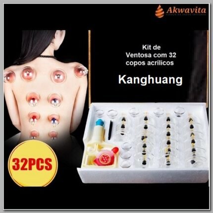 Ventosa Kanghuang Kit Completo com 32 Copos Acrílicos