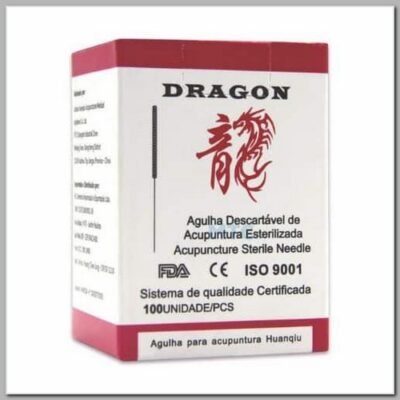 Agulha Acupuntura Gold Dragon Individual 020x15mm 100 ag-Fe