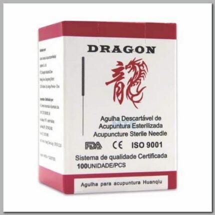 Agulha de Acupuntura Gold Dragon Individual 020x15mm