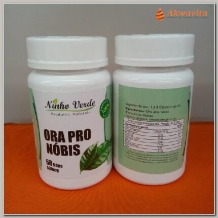 Ora-Pro-Nóbis Proteína Vegetal 500mg 60 cápsulas