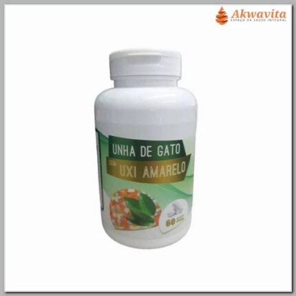 Unha de Gato e Uxi Amarelo 500mg 60cápsulas