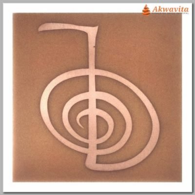 Cho Ku Rei do Reiki Gráfico Radiônico Fenolite Cobre Variados