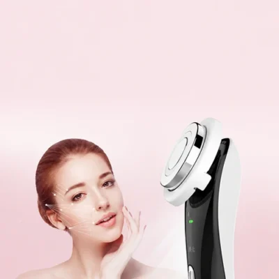 Estética Facial Luz Led e Ultrassom Portátil Lifting e Limpeza