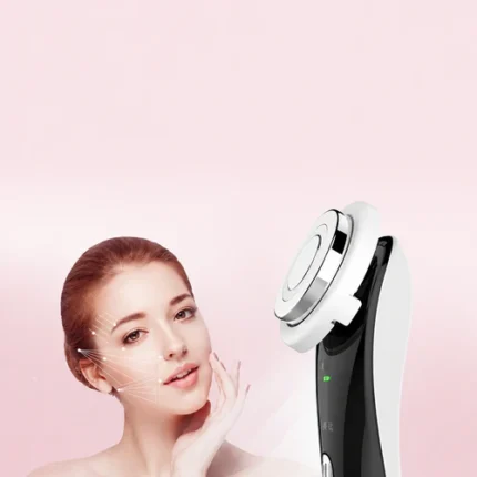 Estética Facial Luz Led e Ultrassom Portátil Lifting e Limpeza