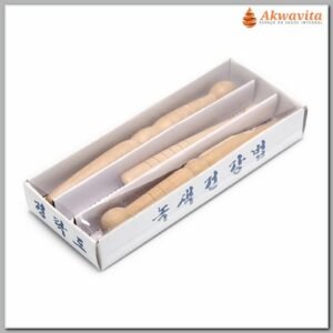 Massageador de Madeira Reflexologia Podal kit com 3