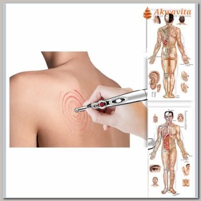 Caneta Eletrônica Dor Corporal e Pontos Acupuntura 5 pontas
