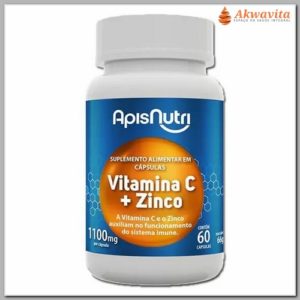 Vitamina C com Zinco 1100mg Imunidade Beleza