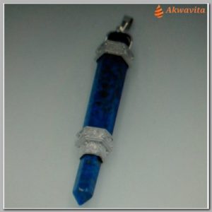 Pêndulo de Lápis Lazuli Corpo e Ponta Sextavada