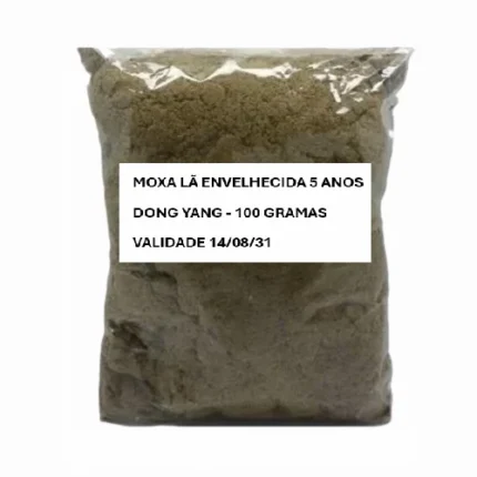Moxa Lã Artemísia Dong Yang Para Moxabustão Tipo A 100g