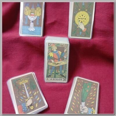 Tarô de Oswald Wirth Completo 78 Cartas Plastificadas