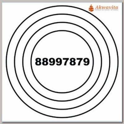 Antidor Gráfico Radiônico de PVC 32x32cmx2mm