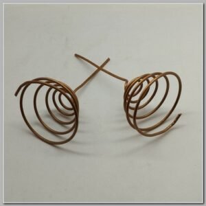 EEspiral de Cobre Antena Filtro Energias Negativas Artesanal Par