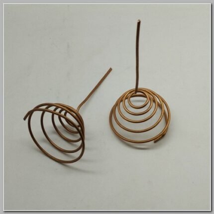 Espiral de Cobre Antena Filtro Energias Negativas Artesanal Par