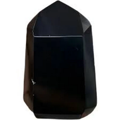 Ponta Sextavada Obsidiana Negra Extra de 90a100gr
