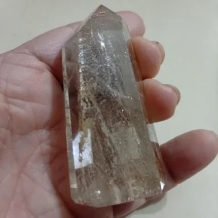 Ponta Sextavada Cristal Citrino Extra de 80a95gr