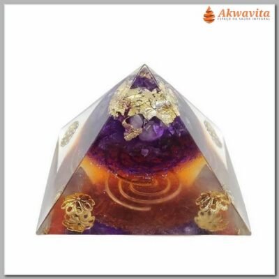 Pirâmide de Orgonite Mestre Saint Germain 65mm