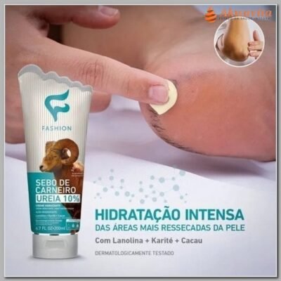 Creme Sebo de Carneiro Hidratante Ureia 10% 200ml-Fashion