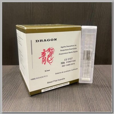 Agulha Acupuntura Chinesa Dragon Linz 25x30 1000un polybag