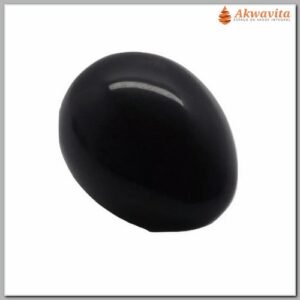 Ovo Yoni de Obsidiana Sem Furo Pompoarismo 35x50mm