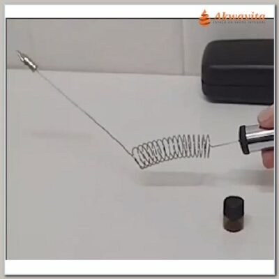 Aurímetro ou Aurameter Cabo de Metal Redondo Testemunho