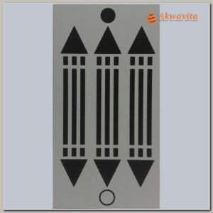 Luxor Gráfico Radiônico de PVC 8x19cm Energia Telúrica